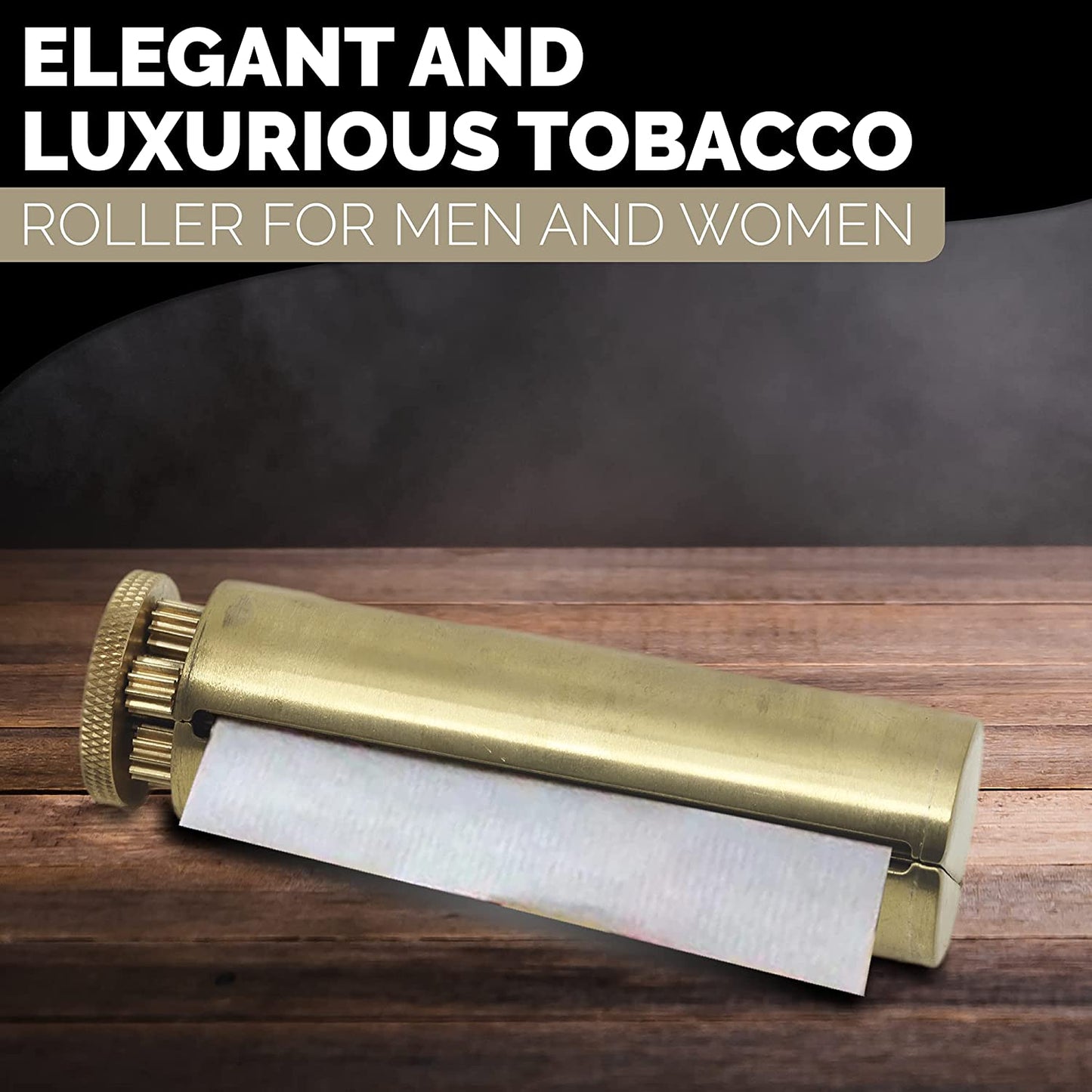 Vintage Cigarette Roller – Beautiful Brass Manual Roller - Practical Cigar Rolle