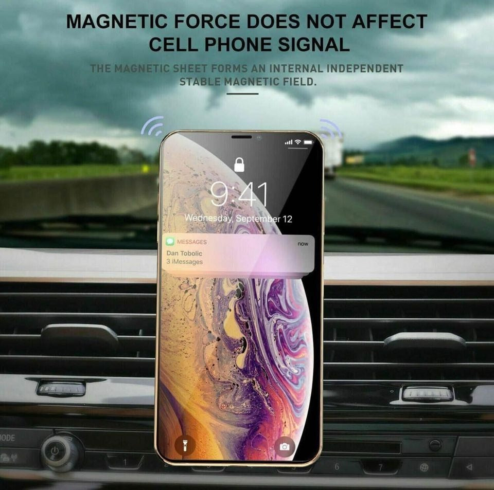 2-Pack Car Magnet Magnetic Air Vent Mount Holder Universal For Mobile Cell